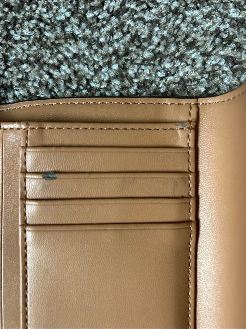 Tory Burch Pink Fold-Over Leather Wallet